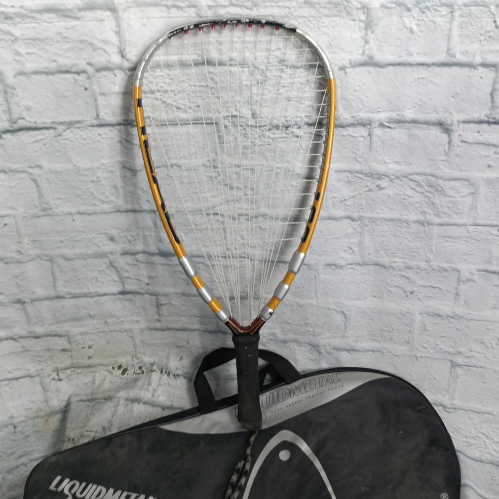 Head Liquidmetal 180 Racquetball Racquet with Intelligence Technology and Case